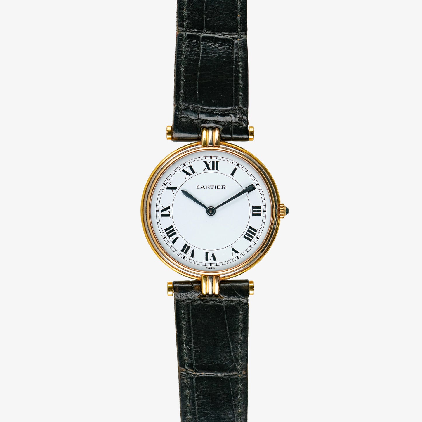 Cartier Vendôme Trinity Yellow Gold White Dial 30mm