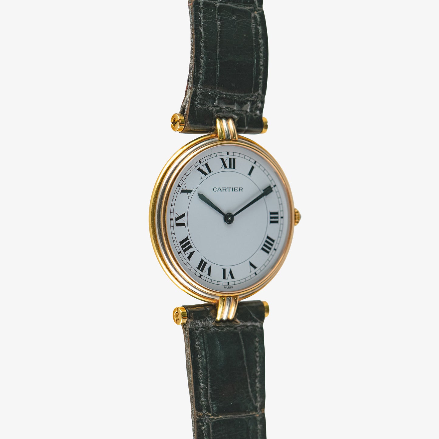 Cartier Vendôme Trinity Yellow Gold White Dial 30mm