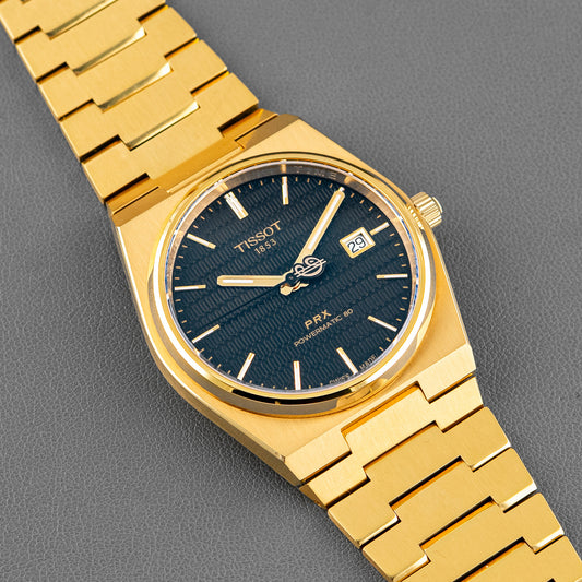 Tissot PRX Automatic Yellow Gold PVD Black Dial 40mm