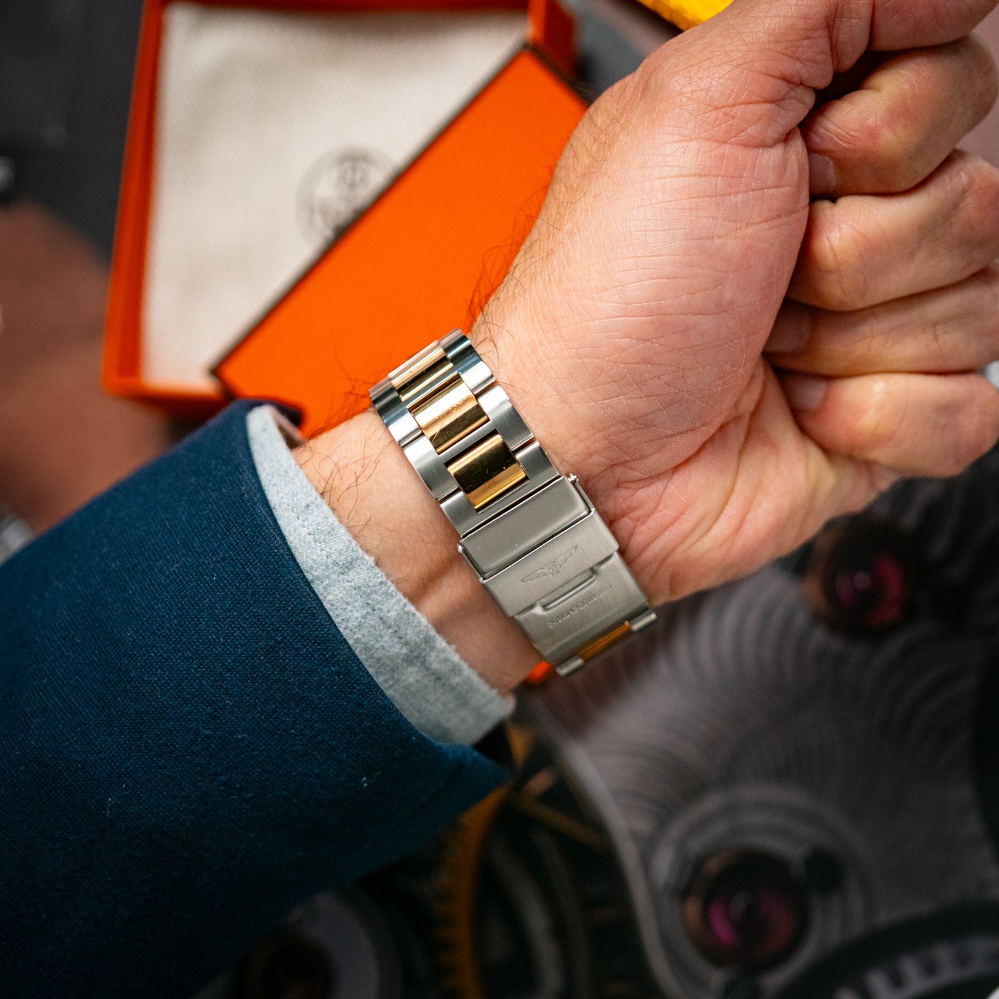 Longines HydroConquest Quartz Two-Tone Blue 41mm