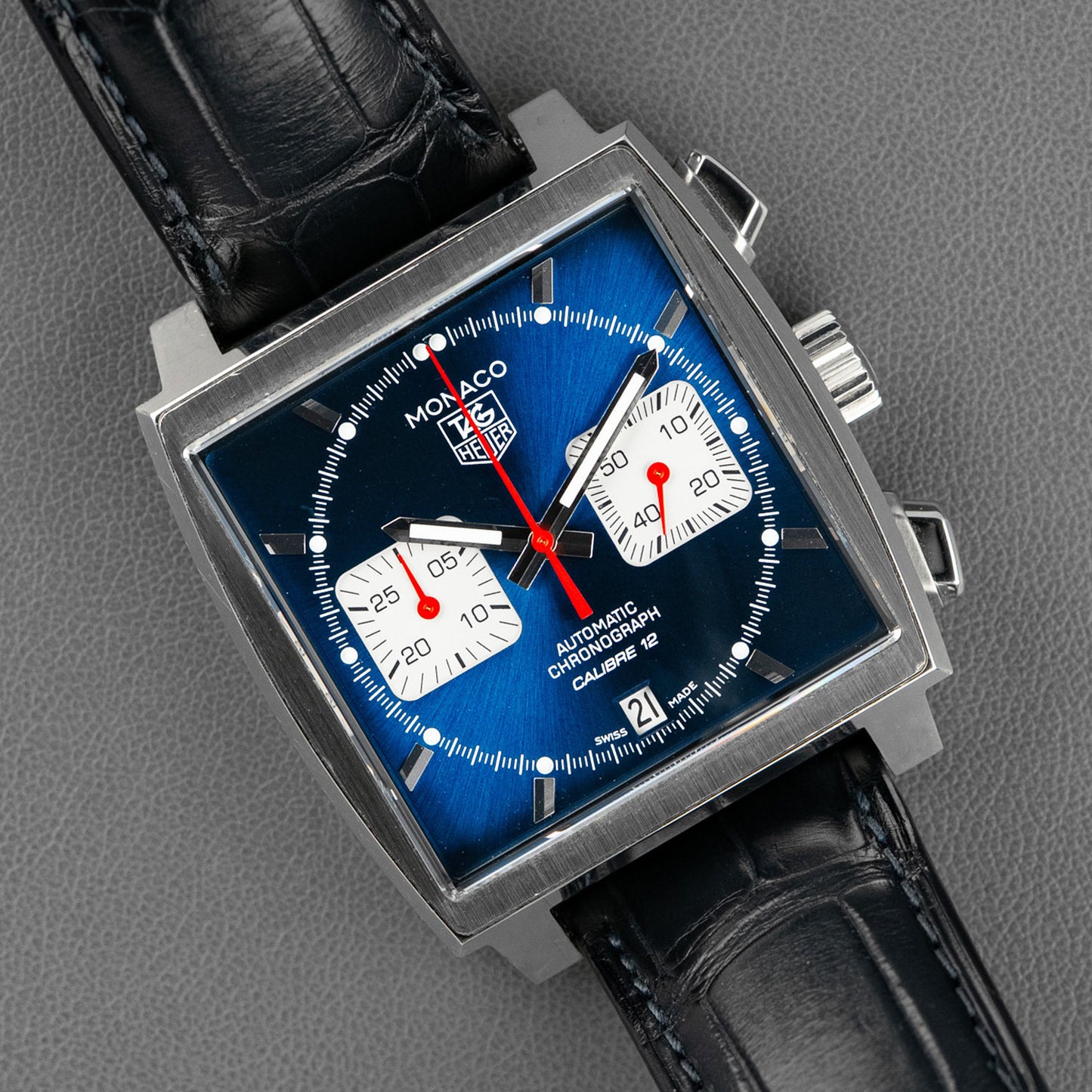 TAG Heuer Monaco Automatic Chronograph Blue Dial 39mm
