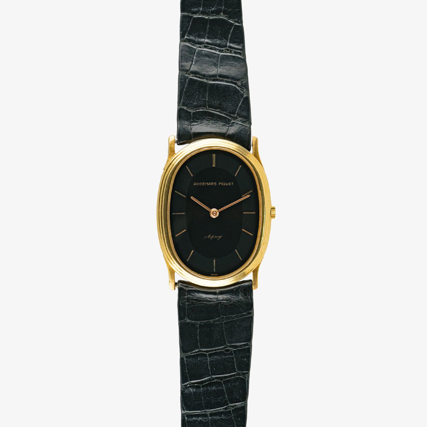 Audemars Piguet Ovale Yellow Gold Black Dial 31mm