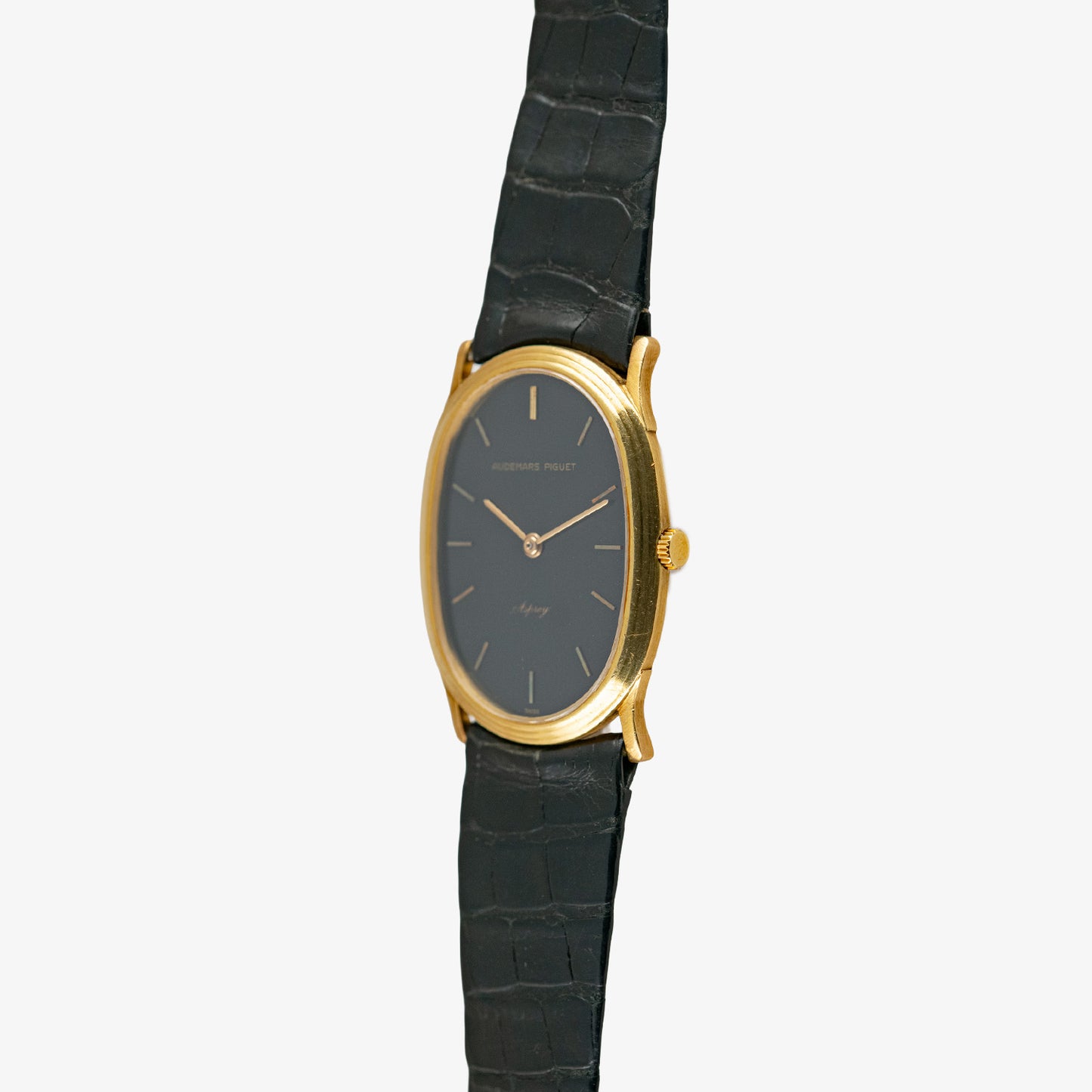 Audemars Piguet Ovale Yellow Gold Black Dial 31mm