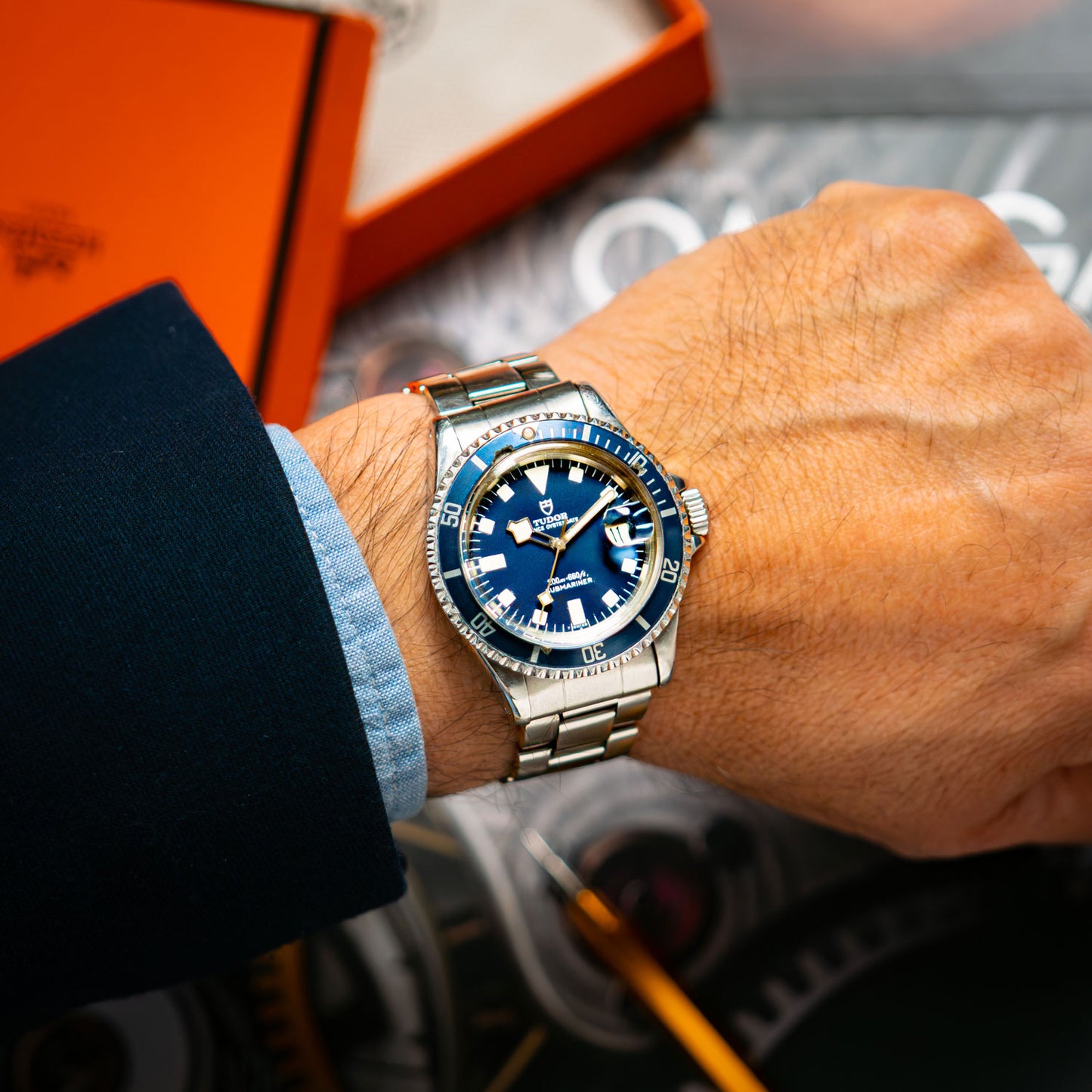 Tudor Submariner Blue 9411/0 Snowflake Dial 40mm