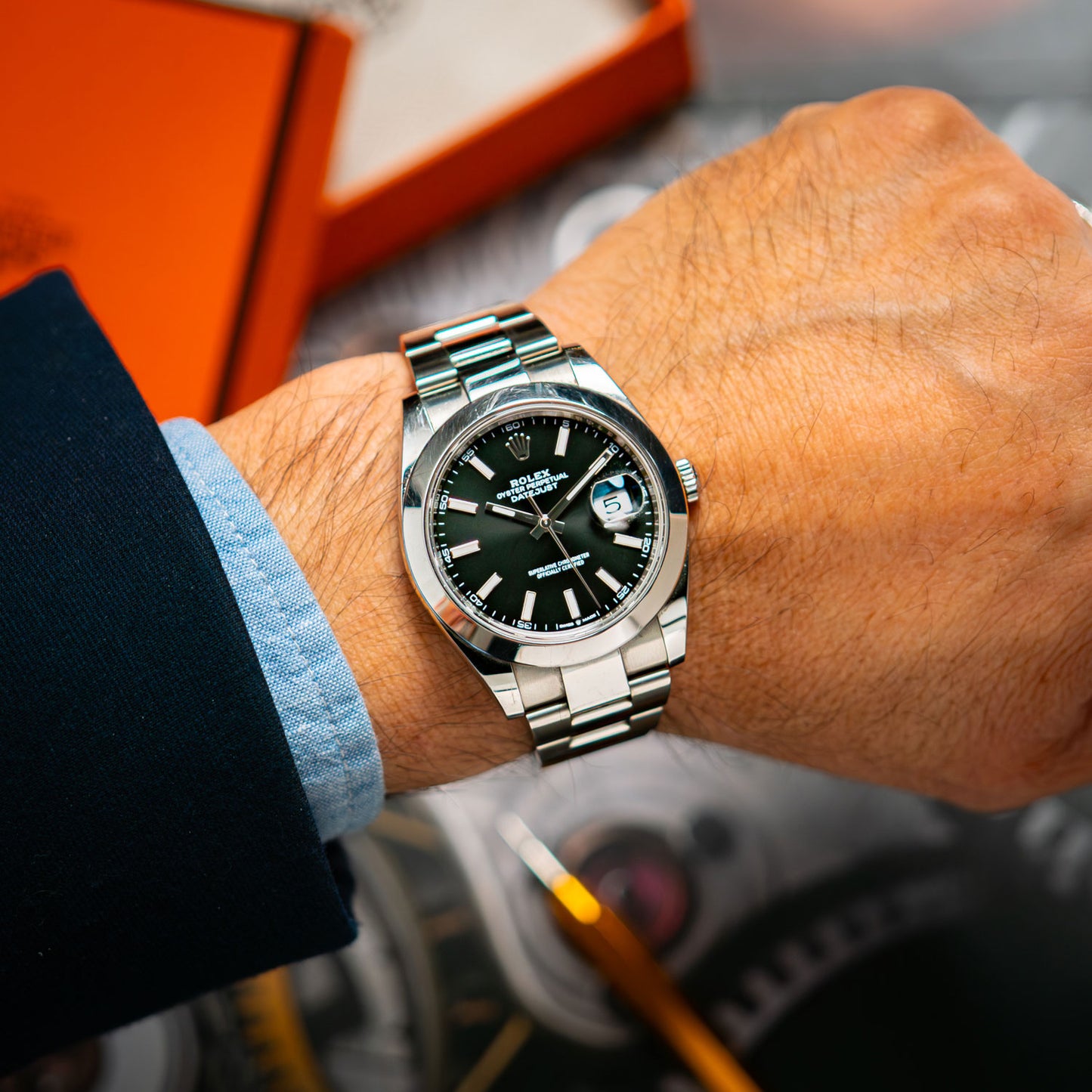 Rolex Datejust 126300 Oystersteel Black Dial 41mm