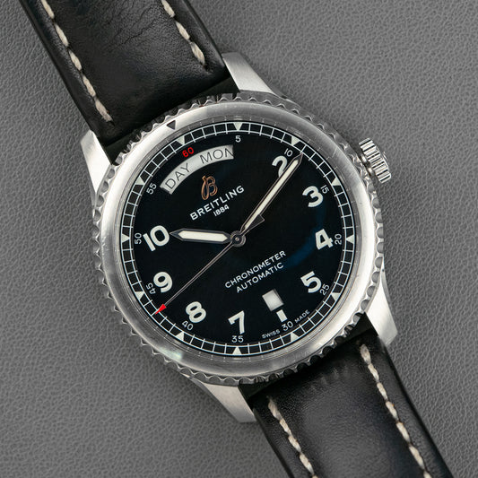 Breitling Aviator 8 Day-Date Automatic Black Dial 41mm