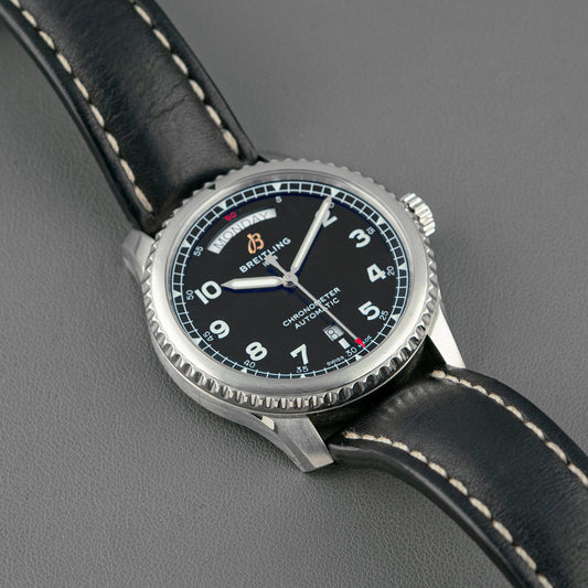 Breitling Aviator 8 Day-Date Automatic Black Dial 41mm