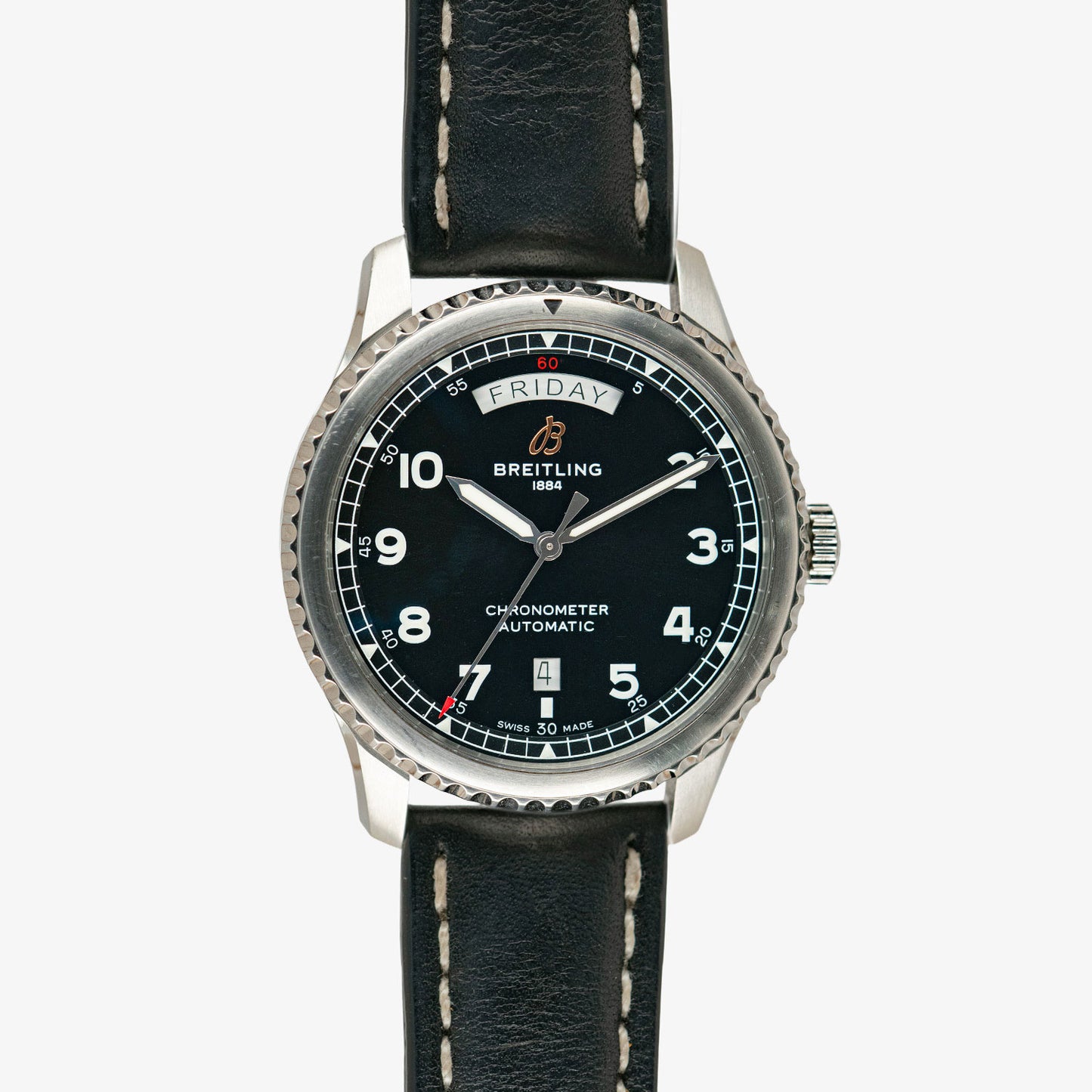 Breitling Aviator 8 Day-Date Automatic Black Dial 41mm