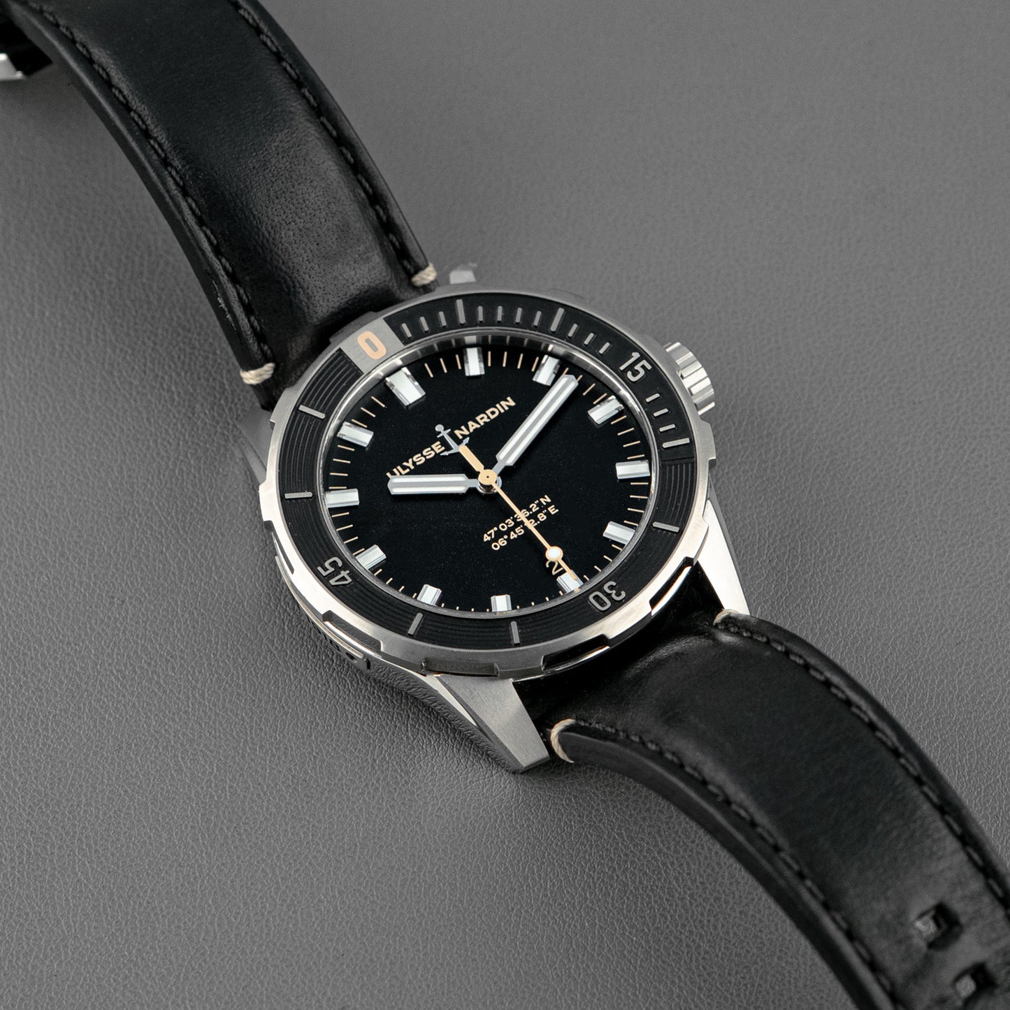 Ulysse Nardin Diver Automatic Date Black Dial 42mm
