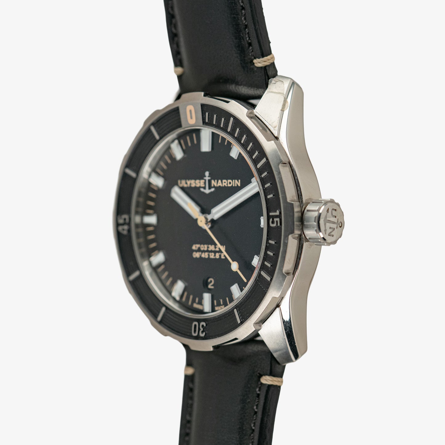 Ulysse Nardin Diver Automatic Date Black Dial 42mm