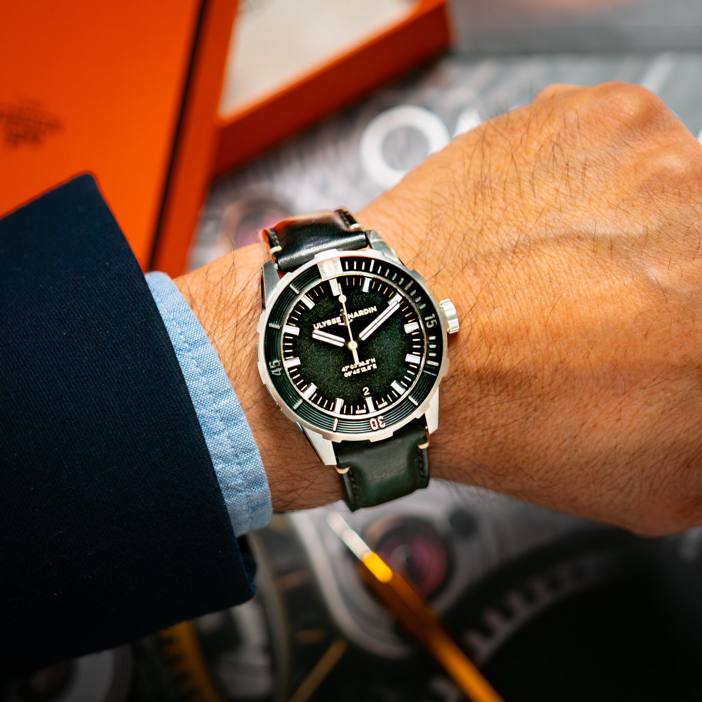 Ulysse Nardin Diver Automatic Date Black Dial 42mm