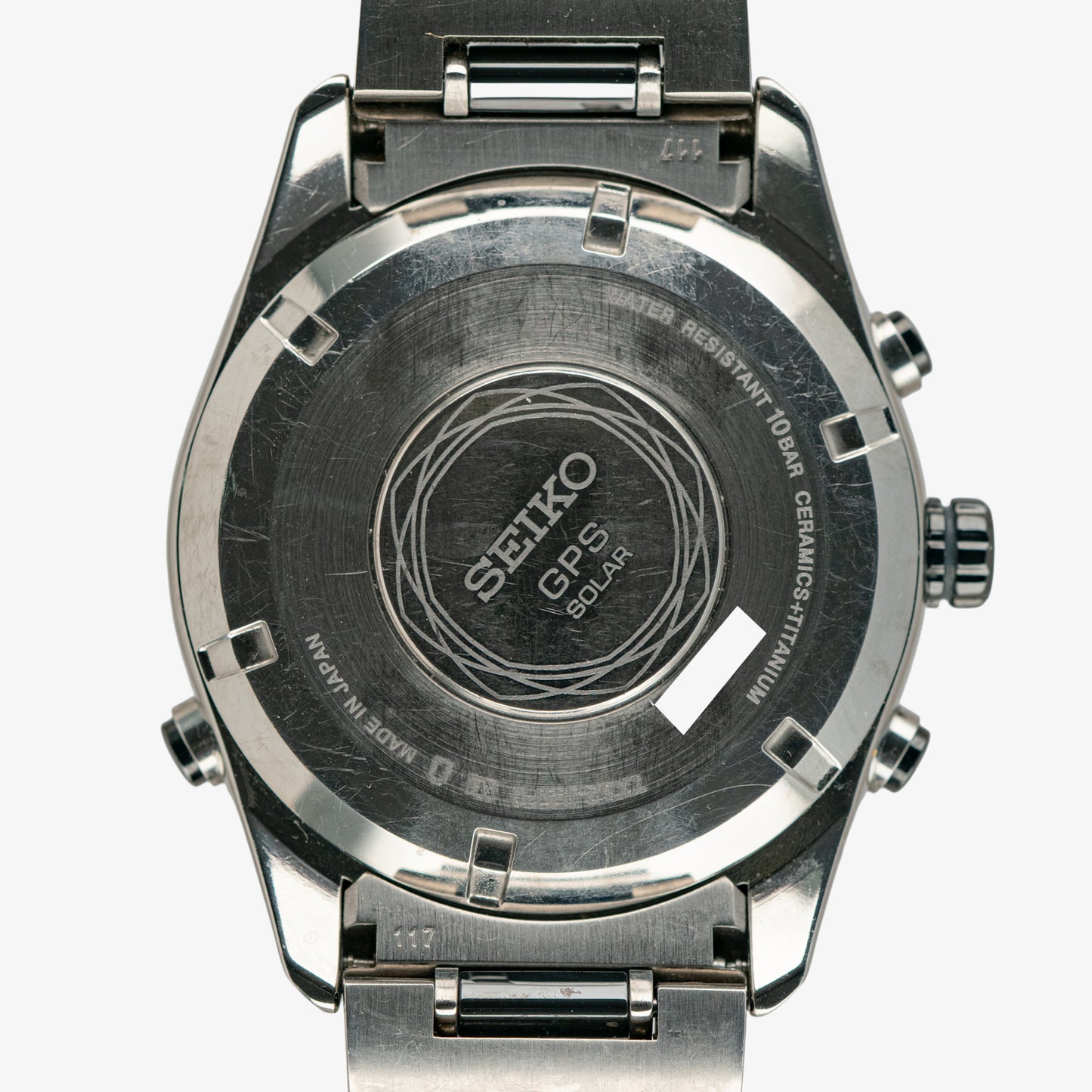 Seiko Astron GPS Solar Chronograph Black Dial 45mm