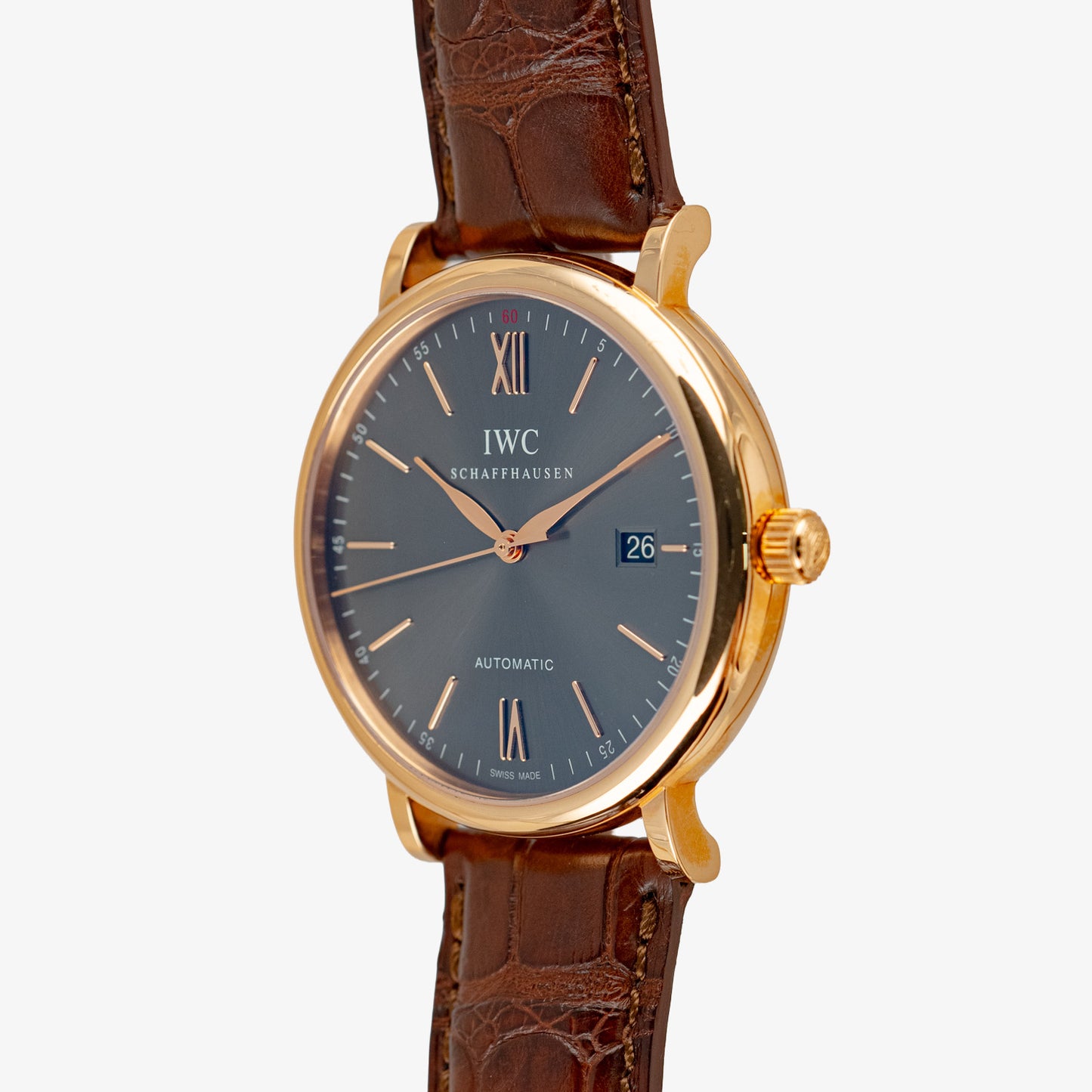 IWC Portofino Automatic Red Gold Slate Dial 40mm