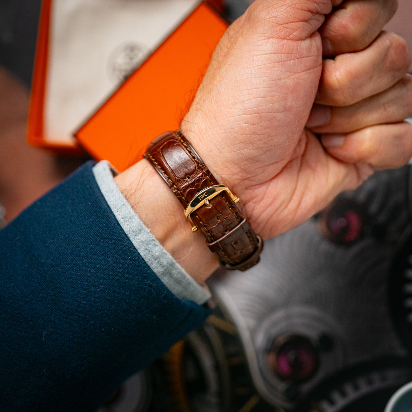 IWC Portofino Automatic Red Gold Slate Dial 40mm