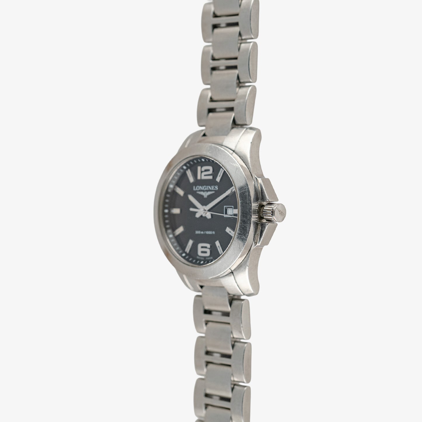 Longines Conquest Quartz Black Dial 29.5mm