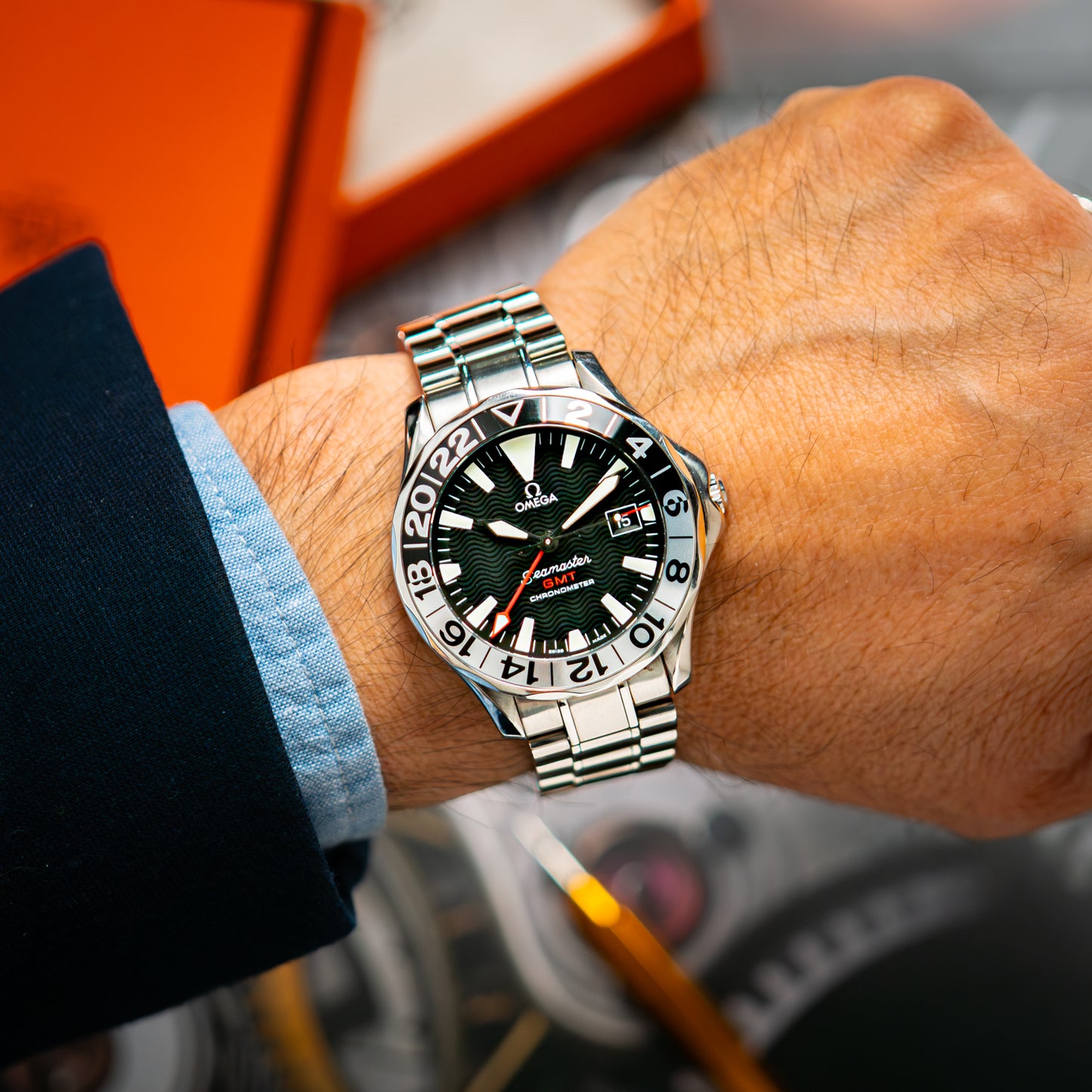 Omega Seamaster Diver 300M GMT Automatic Black 41mm