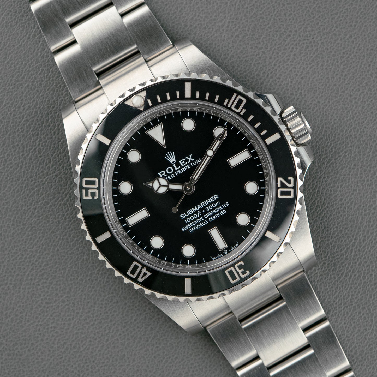 Rolex Submariner 124060 Oystersteel Black Dial 41mm