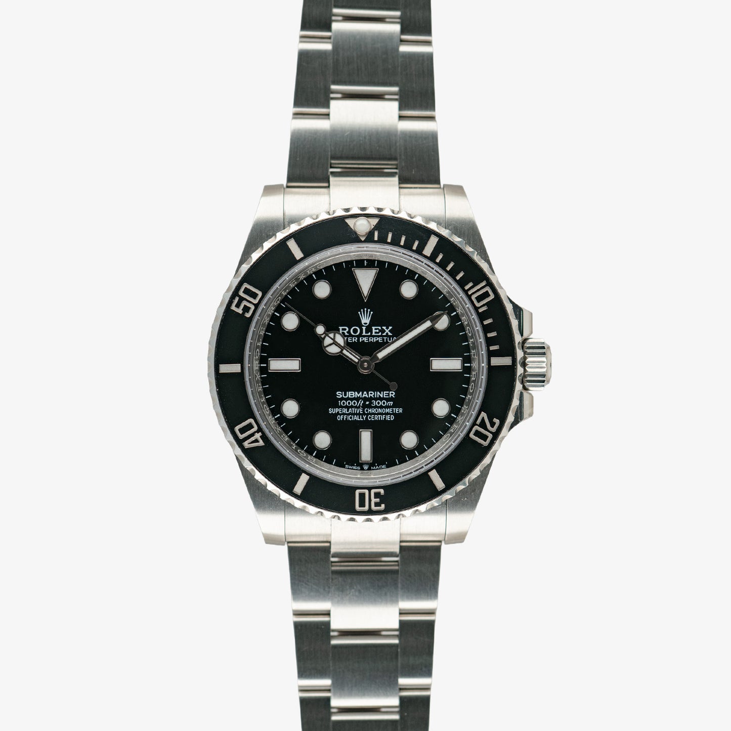 Rolex Submariner 124060 Oystersteel Black Dial 41mm