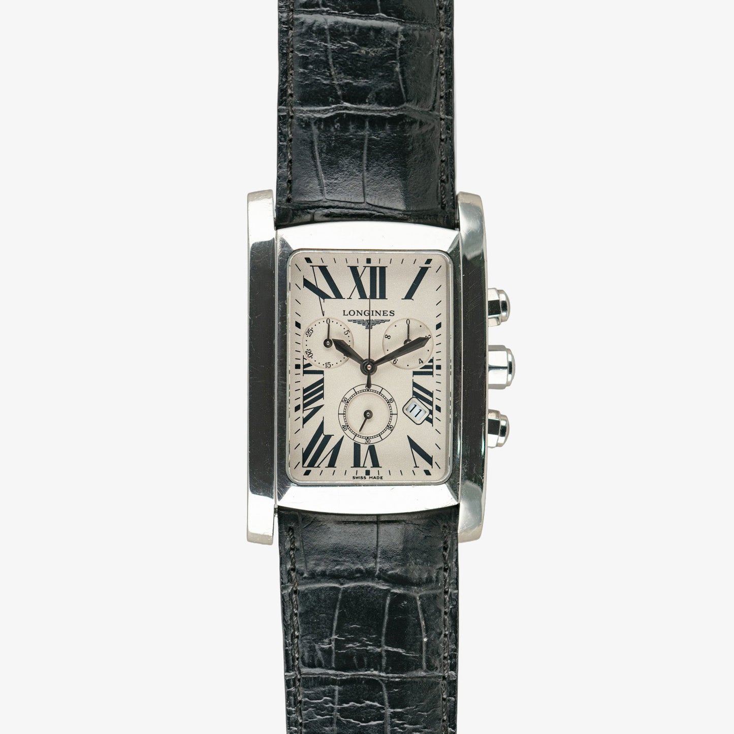 Longines DolceVita Chronograph Quartz Silver Dial 28mm