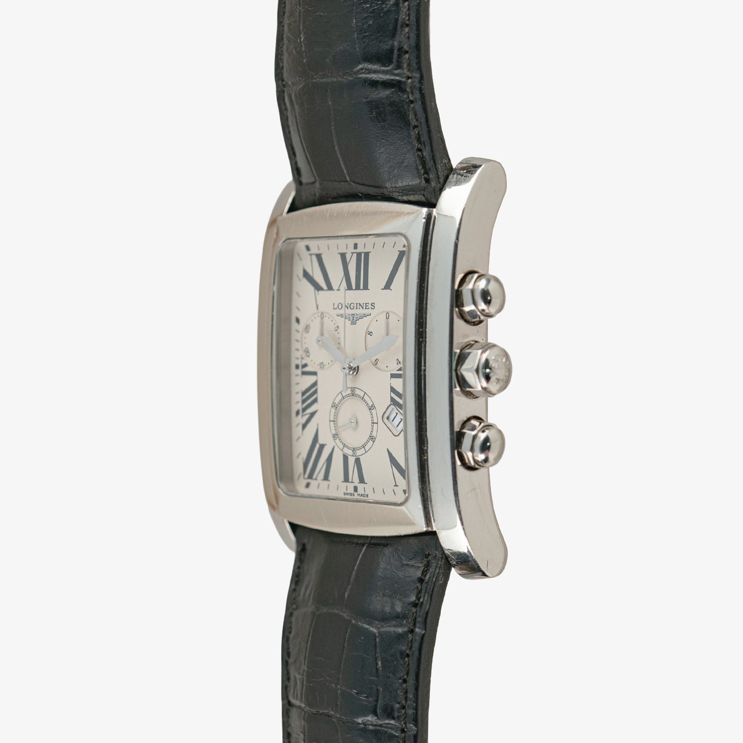Longines DolceVita Chronograph Quartz Silver Dial 28mm