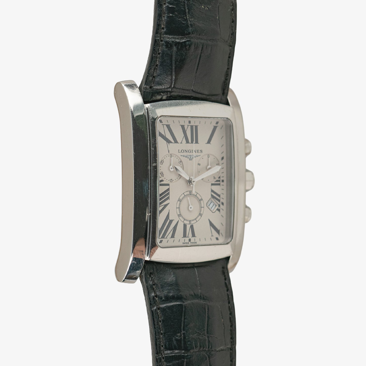 Longines DolceVita Chronograph Quartz Silver Dial 28mm