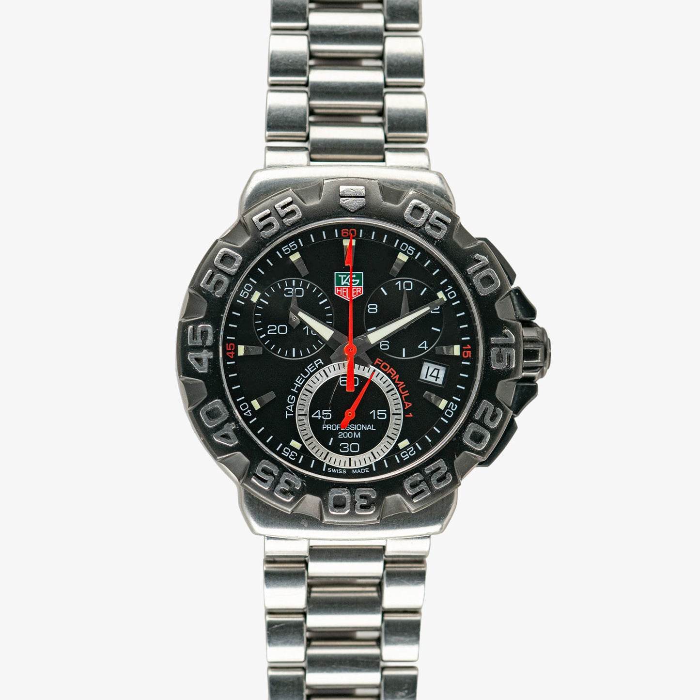TAG Heuer Formula 1 Chronograph Quartz Black Dial 41mm