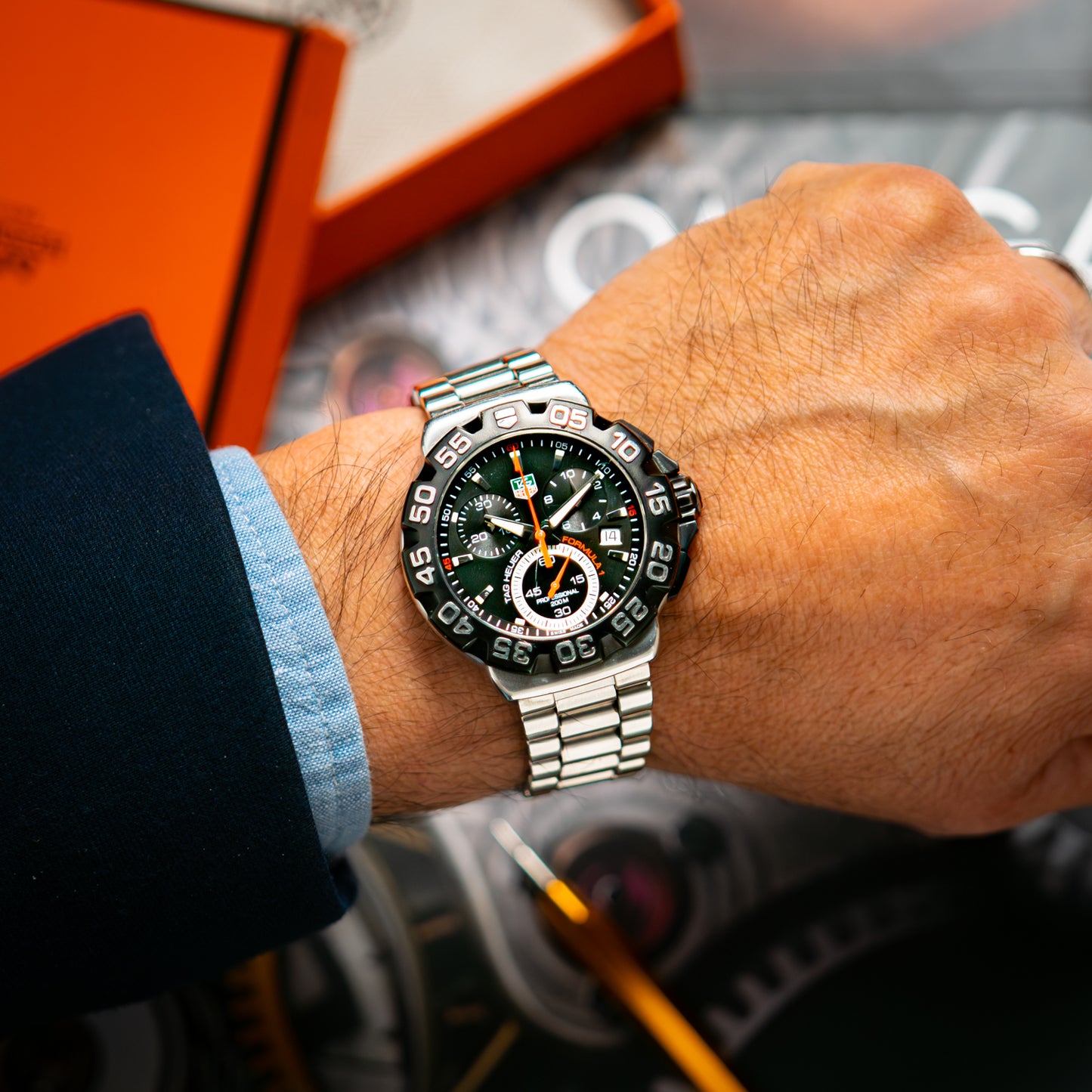 TAG Heuer Formula 1 Chronograph Quartz Black Dial 41mm
