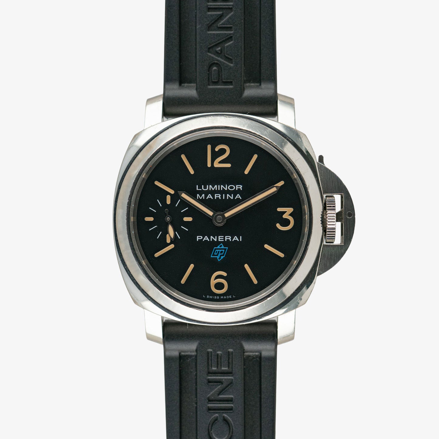 Panerai Luminor Marina Blue Logo PAM 631 Black Dial 44mm