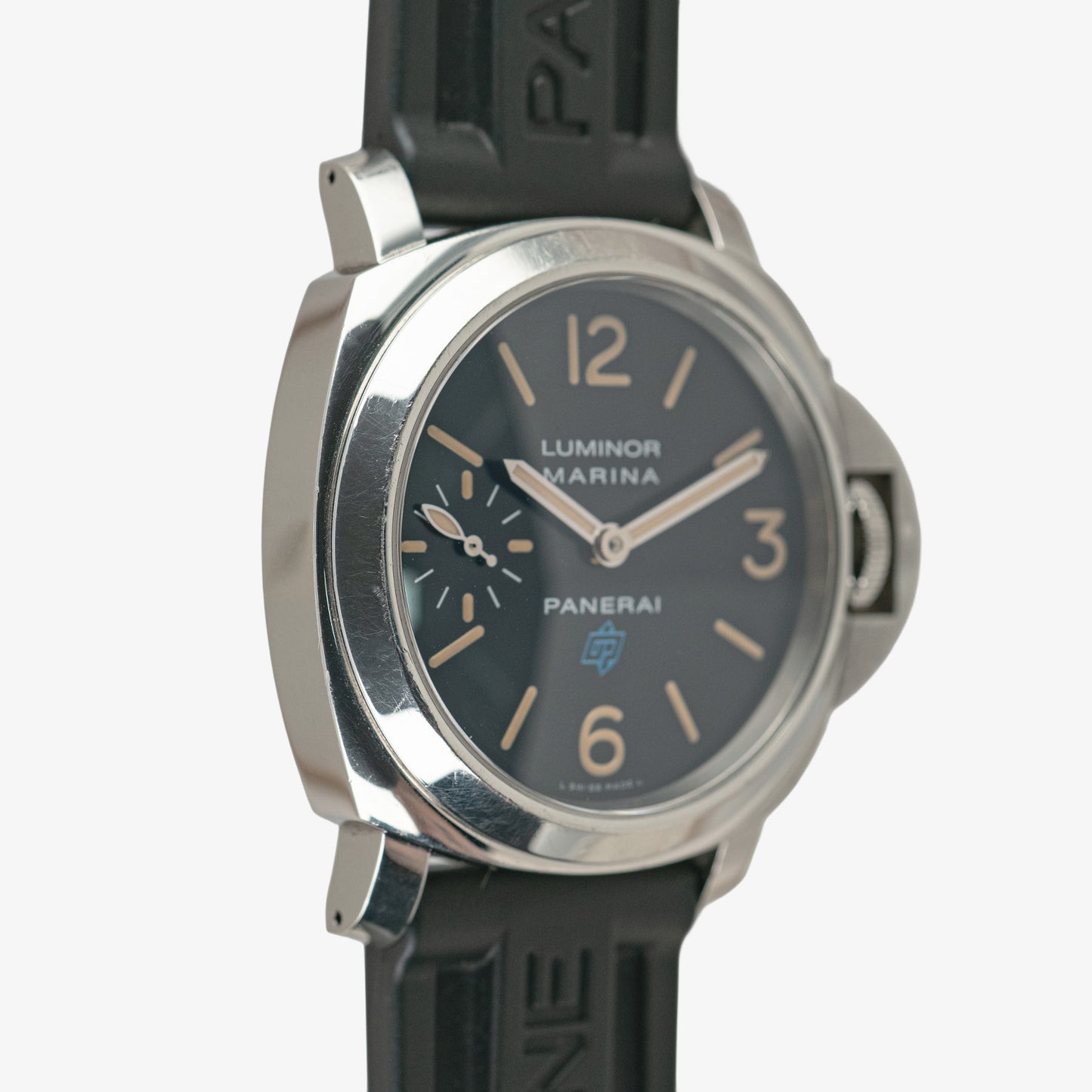 Panerai Luminor Marina Blue Logo PAM 631 Black Dial 44mm