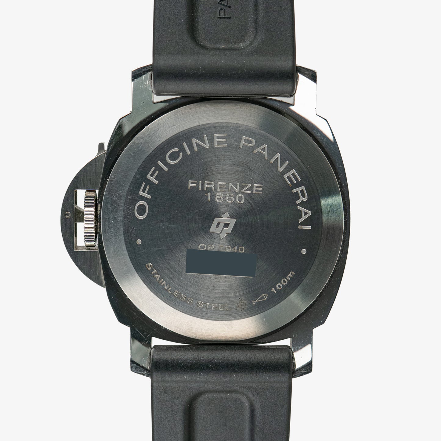 Panerai Luminor Marina Blue Logo PAM 631 Black Dial 44mm