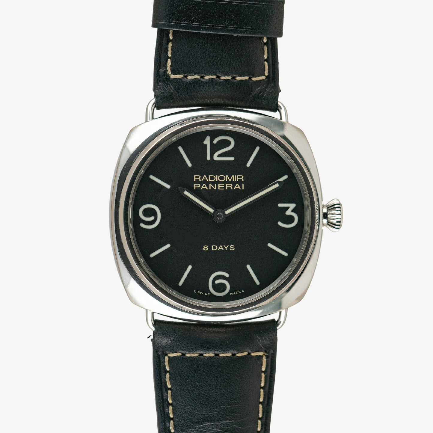 Panerai Radiomir 8 Days Manual PAM 610 Black Dial 45mm