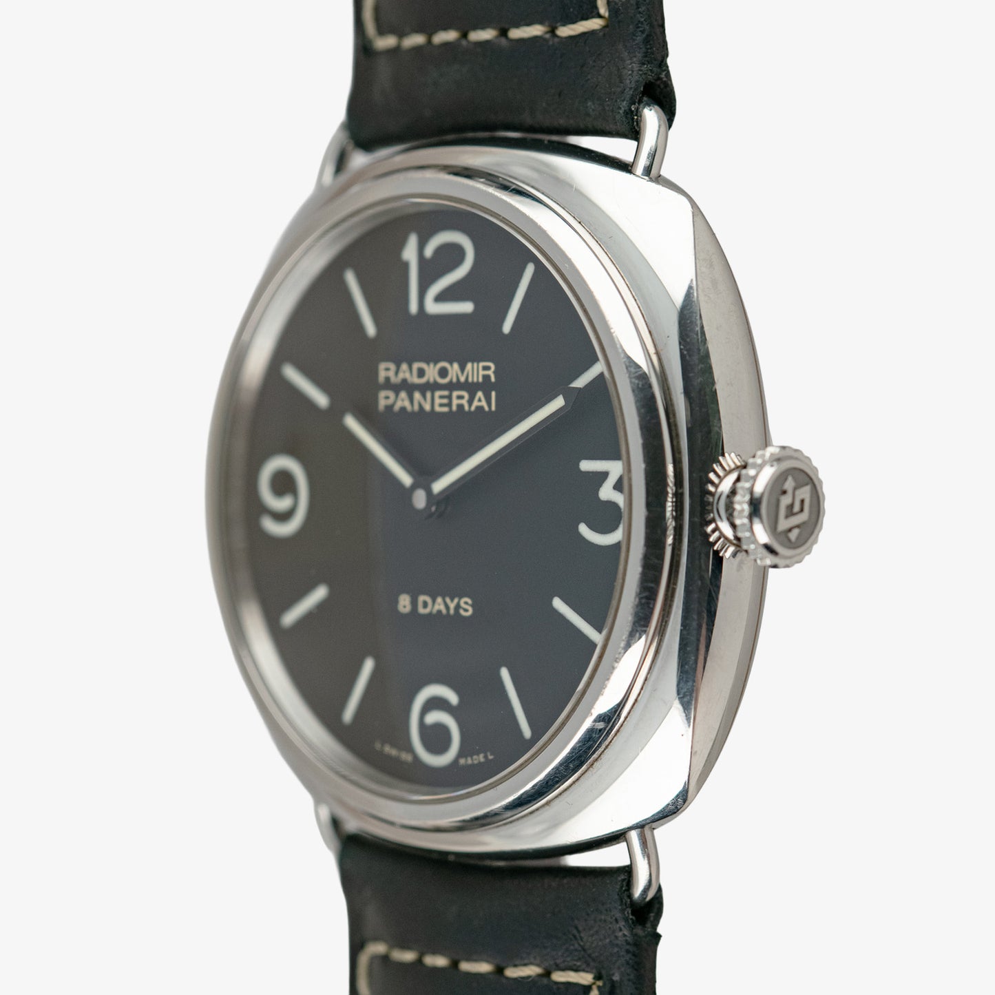 Panerai Radiomir 8 Days Manual PAM 610 Black Dial 45mm