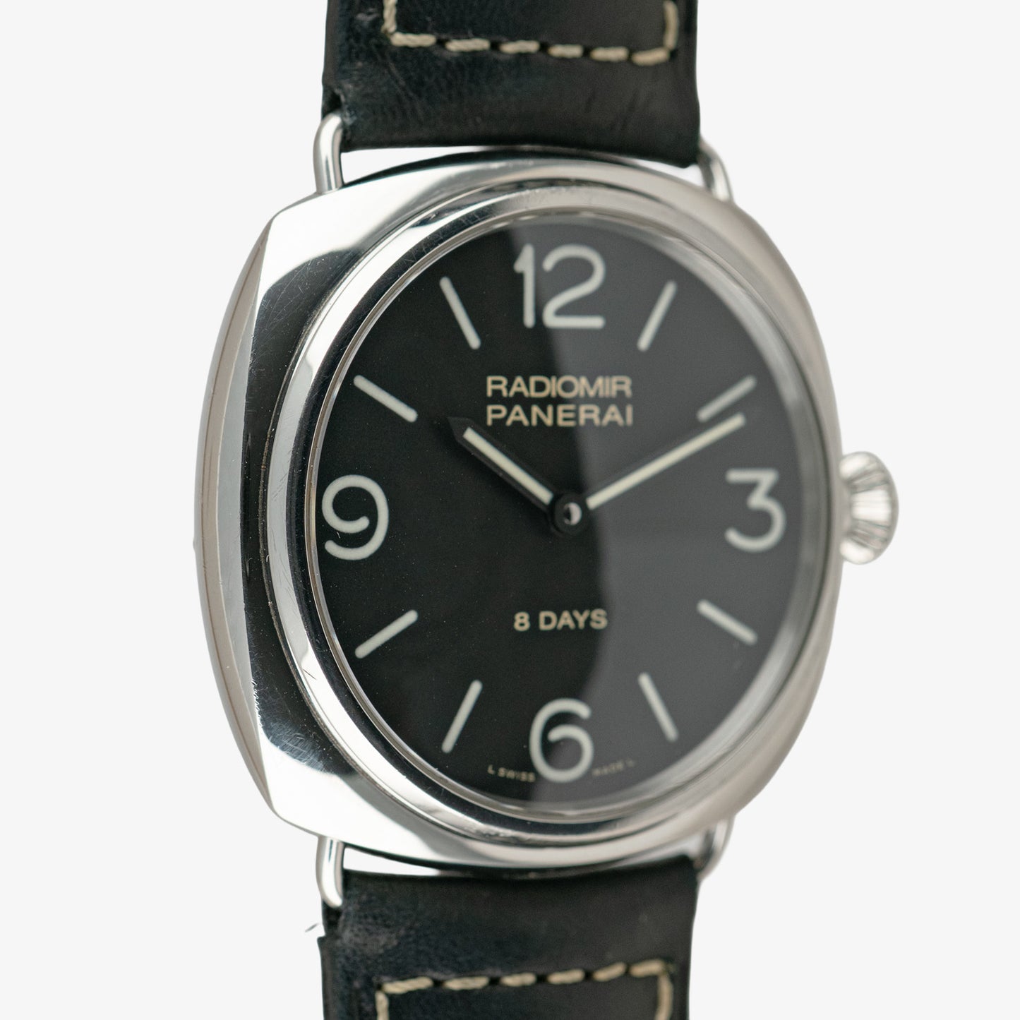 Panerai Radiomir 8 Days Manual PAM 610 Black Dial 45mm