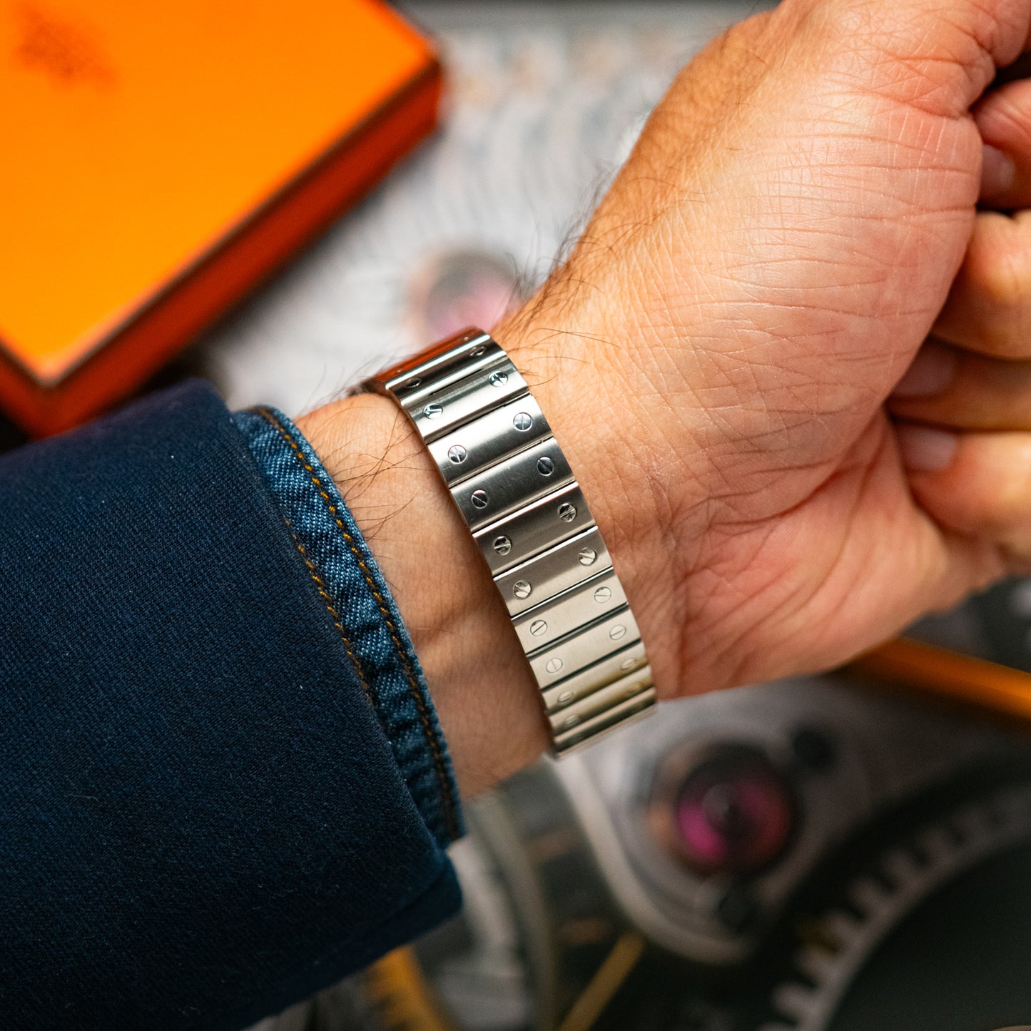 Cartier Santos de Galbée M Automatic Silver Dial 29mm