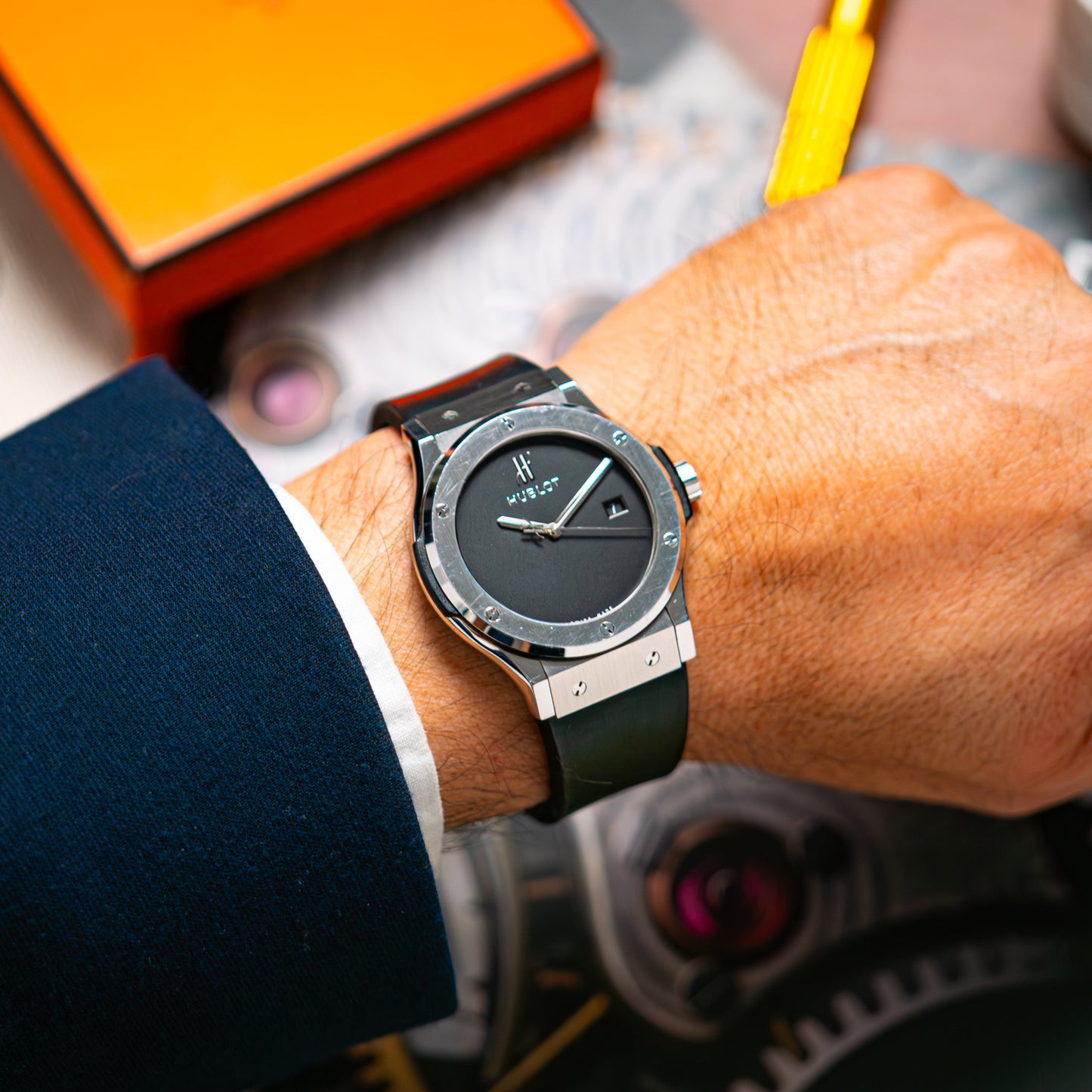 Hublot Classic Fusion Original Titanium Black Dial 42mm