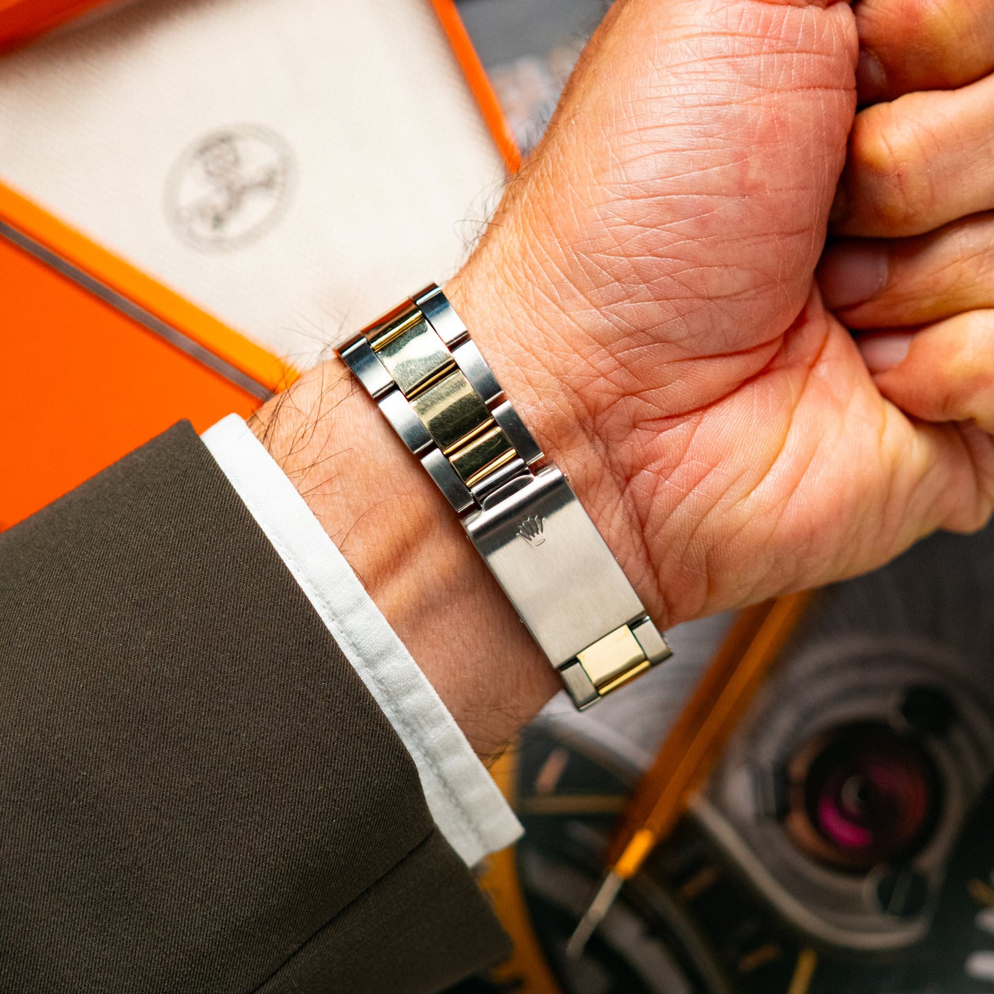 Rolex Datejust 1601 Two-Tone Linen Dial 36mm