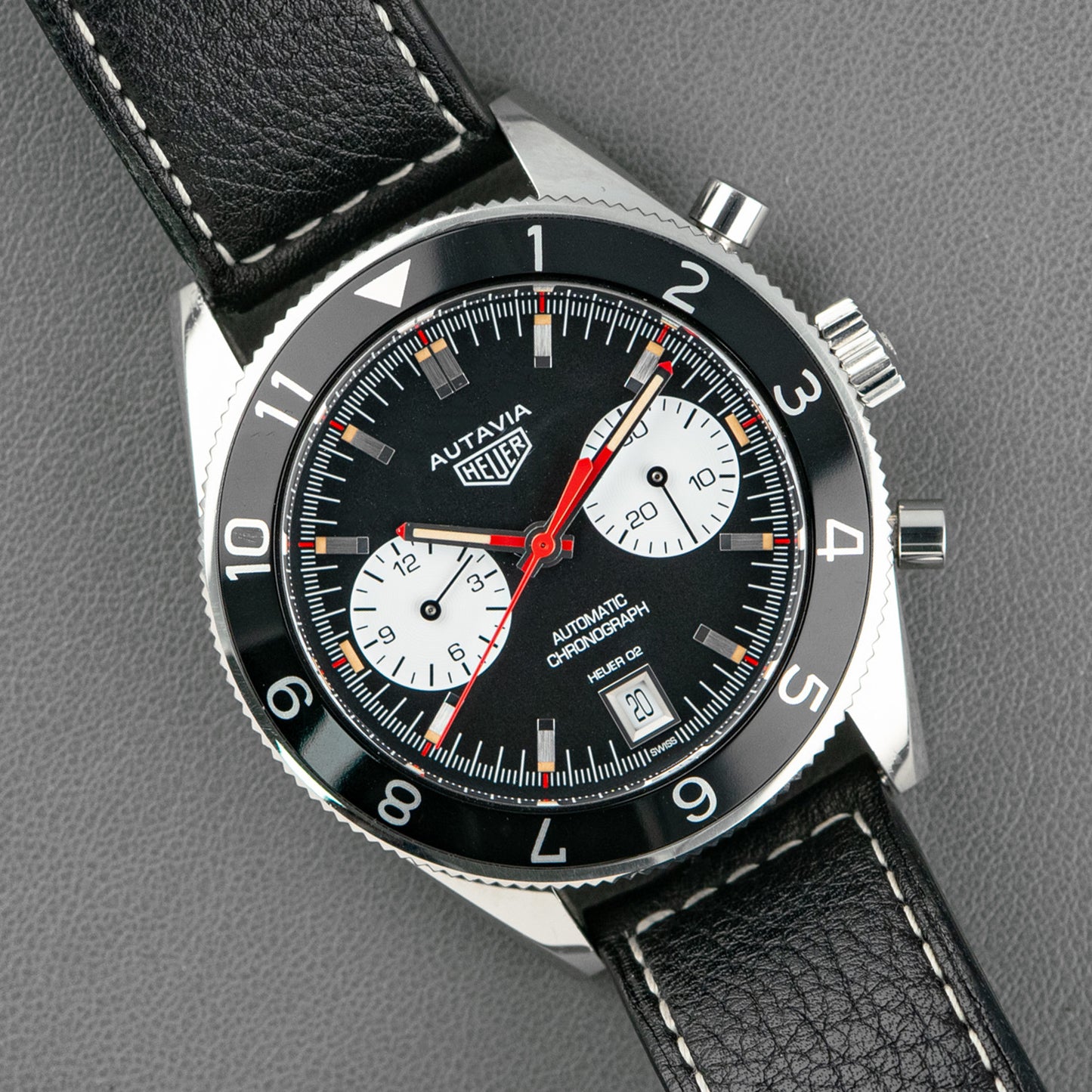 TAG Heuer Autavia Automatic Chronograph Black 42mm