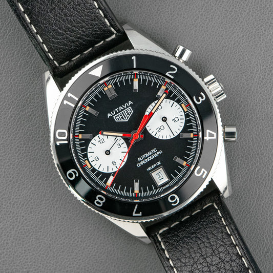 TAG Heuer Autavia Automatic Chronograph Black 42mm
