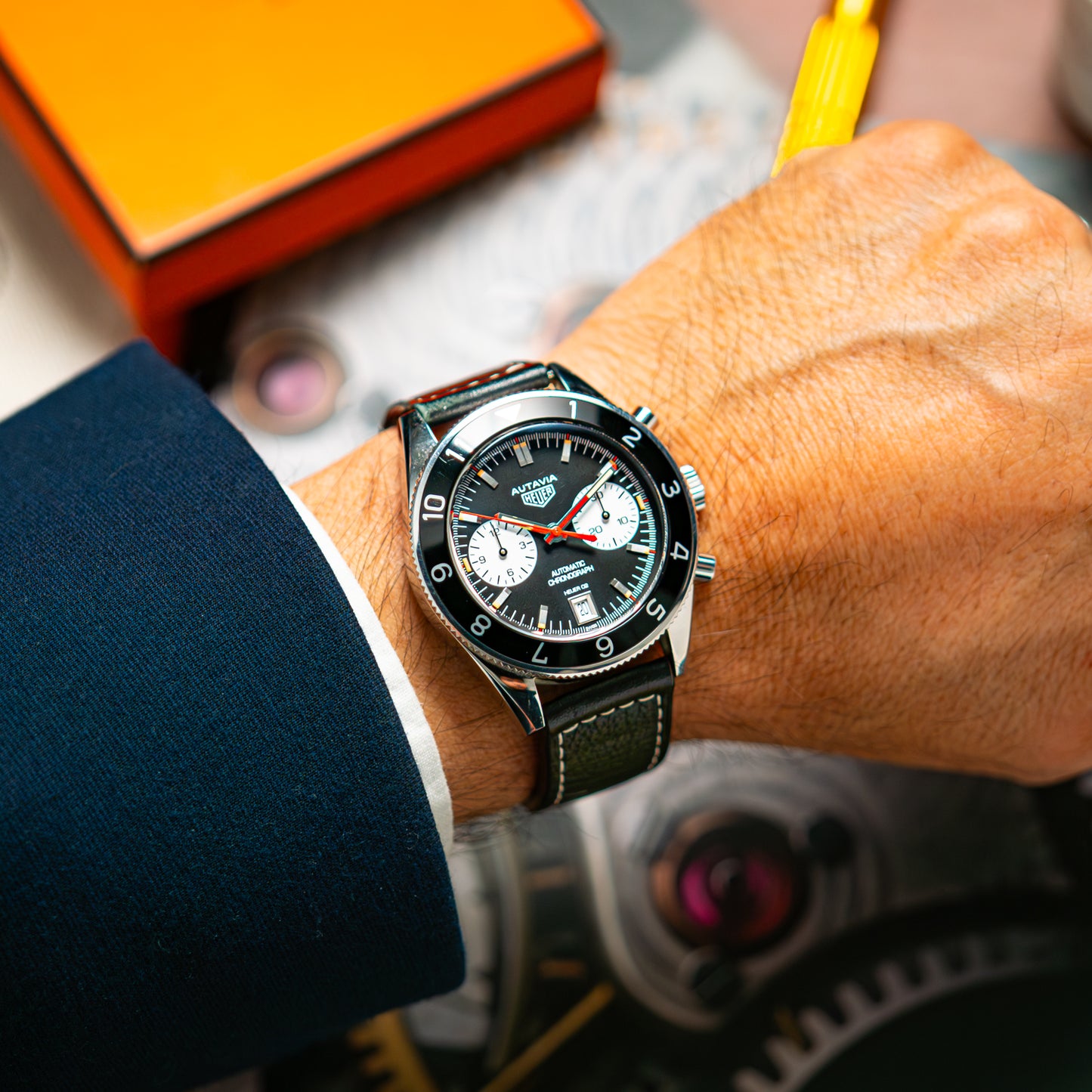 TAG Heuer Autavia Automatic Chronograph Black 42mm