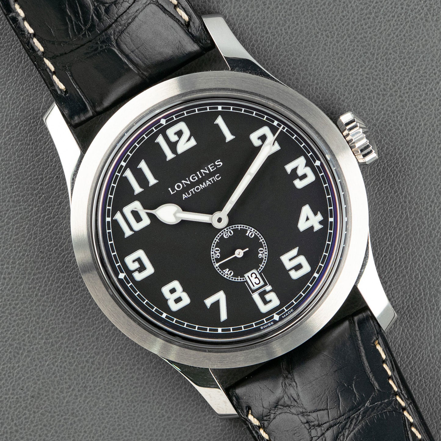 Longines Heritage Military Automatic Black Dial 44mm