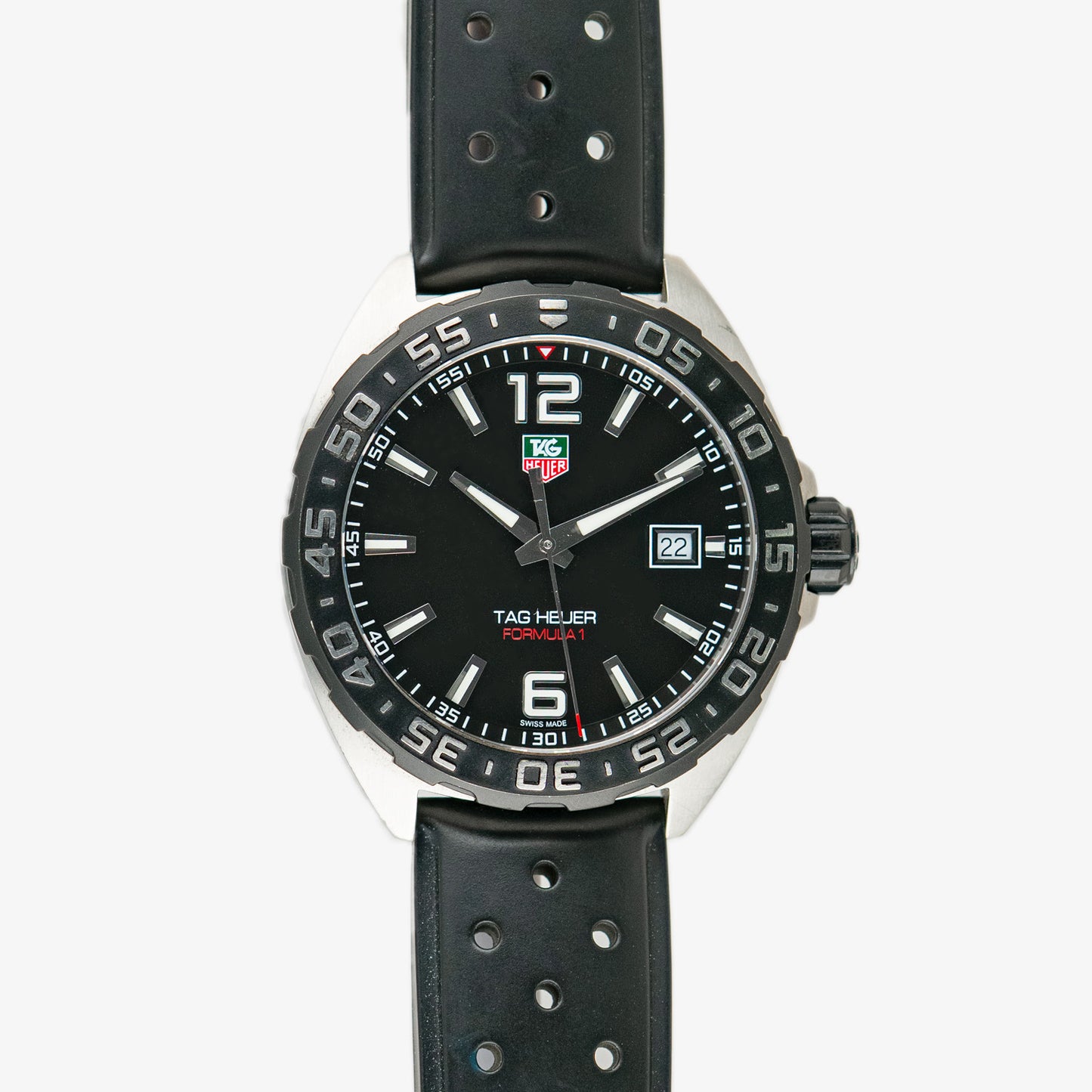 TAG Heuer Formula 1 Quartz Black Dial Rubber 41mm