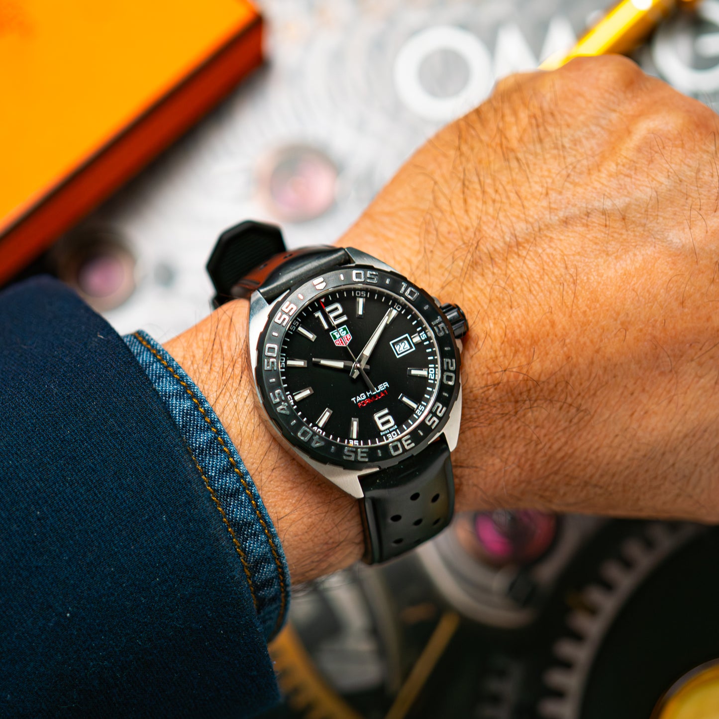 TAG Heuer Formula 1 Quartz Black Dial Rubber 41mm