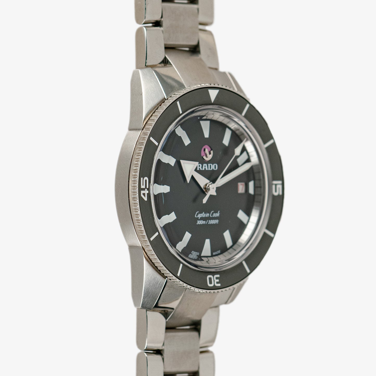 Rado Captain Cook Automatic Date Black Dial 42mm