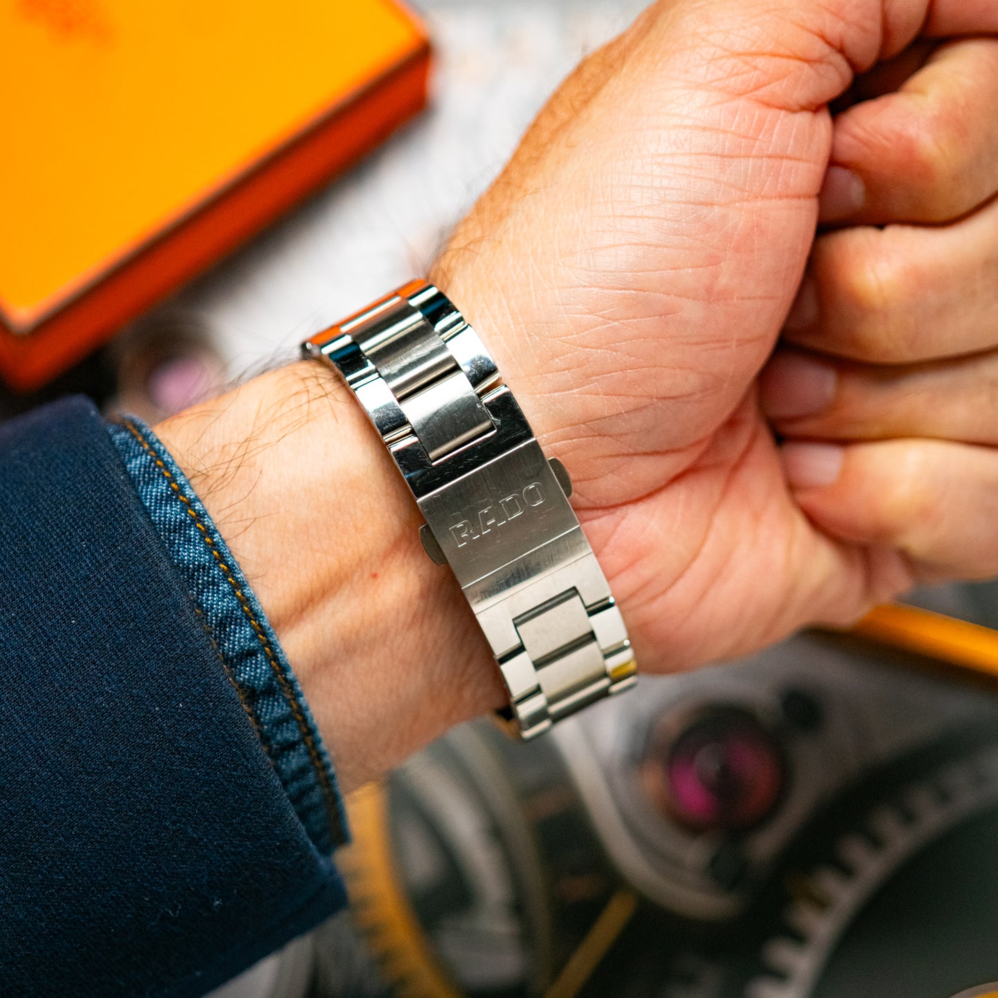 Rado Captain Cook Automatic Date Black Dial 42mm