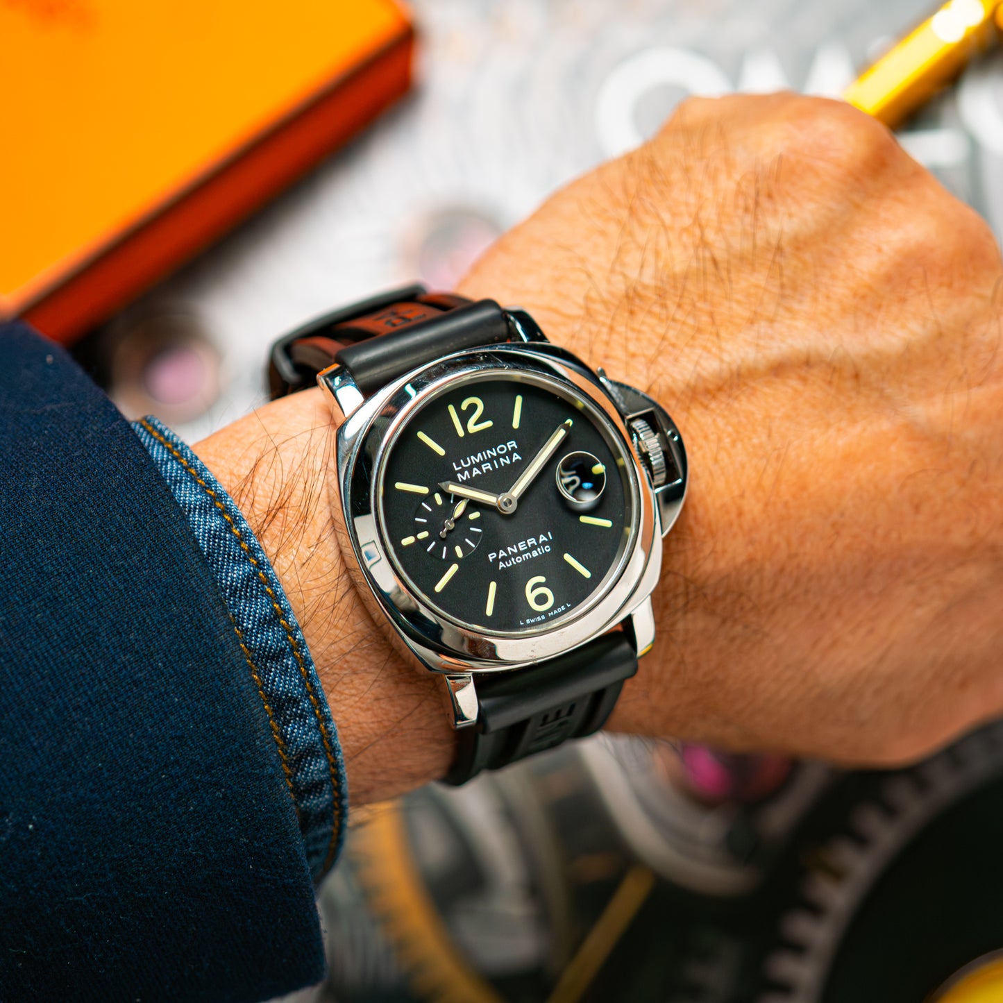 Panerai Luminor Marina Automatic Black Dial 44mm