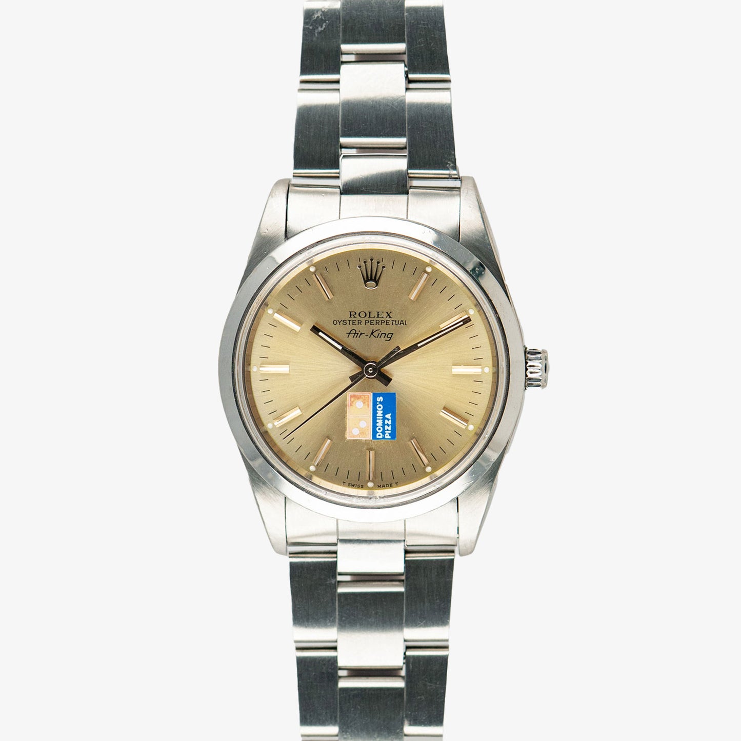 Rolex Air-King Domino's Pizza Automatic Silver Dial 34mm