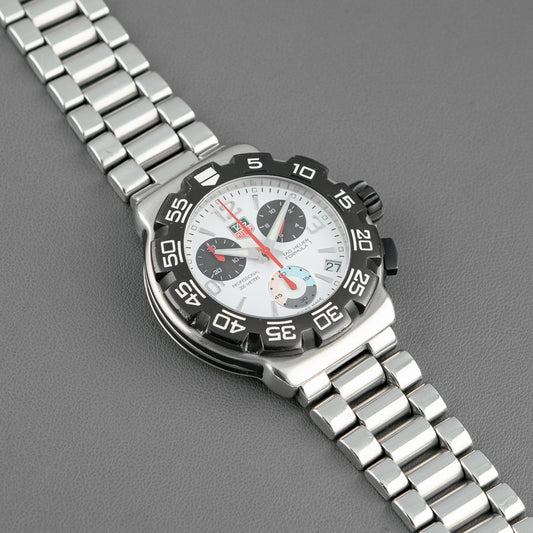 TAG Heuer Formula 1 Chronograph White Dial 41mm