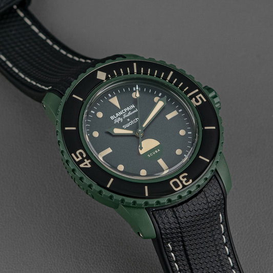 Blancpain Fifty Fathoms Scuba by Swatch Green 42mm