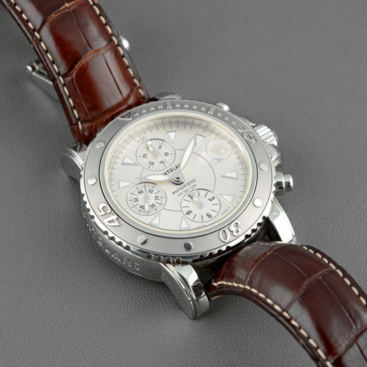 Montblanc Chrono Sport Automatic Silver Dial 41mm