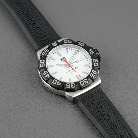 TAG Heuer Formula 1 Quartz White Dial Steel 41mm